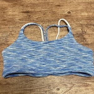 Ivivva Heather Blue Razor Back Girls Sports Bra